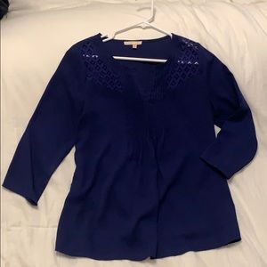 Dark blue blouse